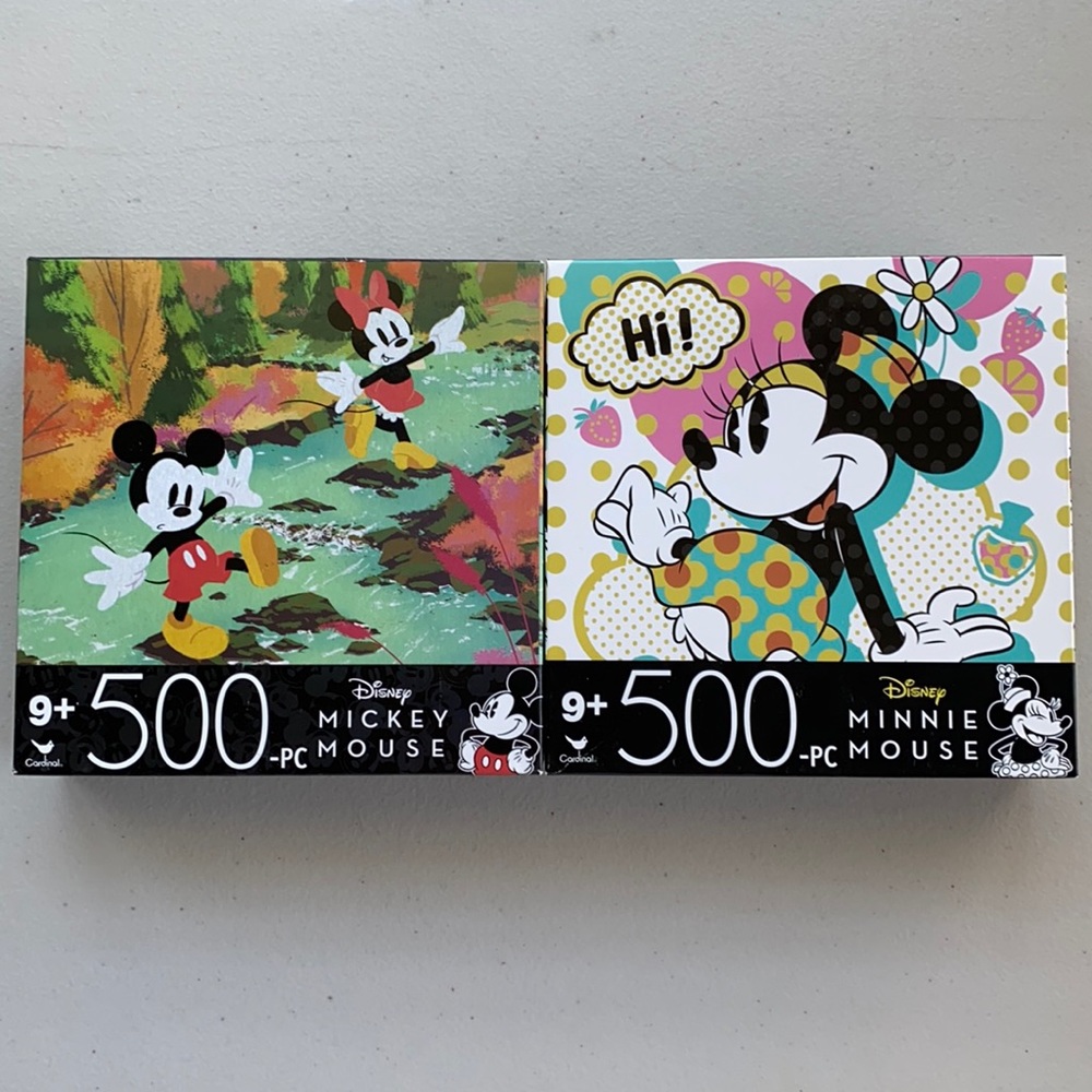 Disney puzzle  Mickey Mouse Minnie Mouse 500